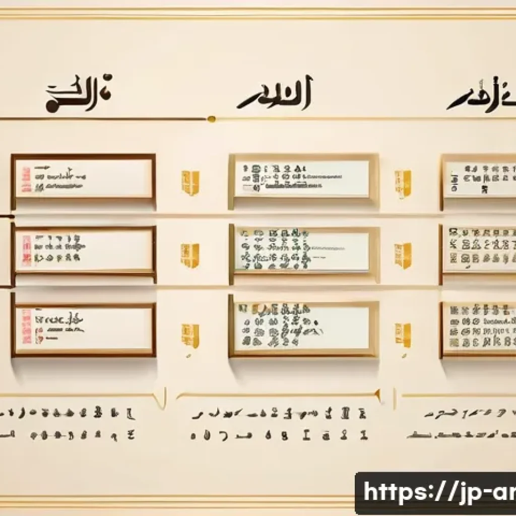 아랍어 문법 기초 - A detailed educational infographic style illustration showing the Arabic verb root system with three...